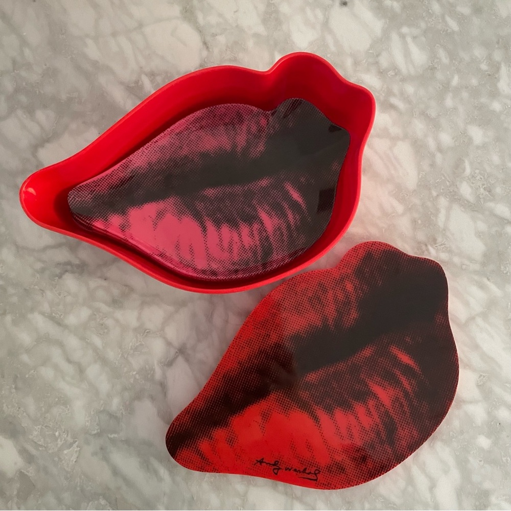 Lips Design Serveware Set - Red - Picture 3 of 5
